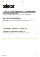 Folleto Telecor Catalán Portada Folleto Telecor Catalán
