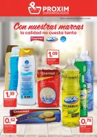 Portada Folleto Proxim Supermercados Madrid