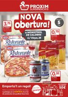 Folleto Proxim Supermercats Cataluña Portada Folleto Proxim Supermercats Cataluña
